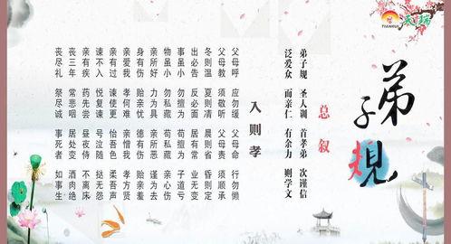 弟子规操视频大全集,传承经典，启迪智慧